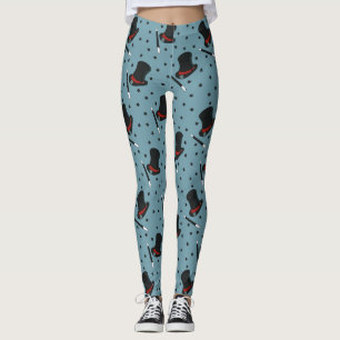Magicians Hat Magic Show Birthday Party Leggings