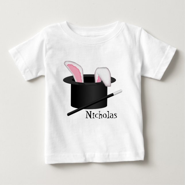 Magician's Hat Personalized Infant / Toddler Shirt (Front)