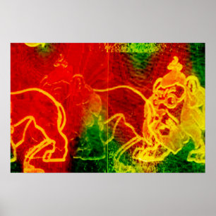 Magicien merveilleux de Oz Lion Holgaart Poster