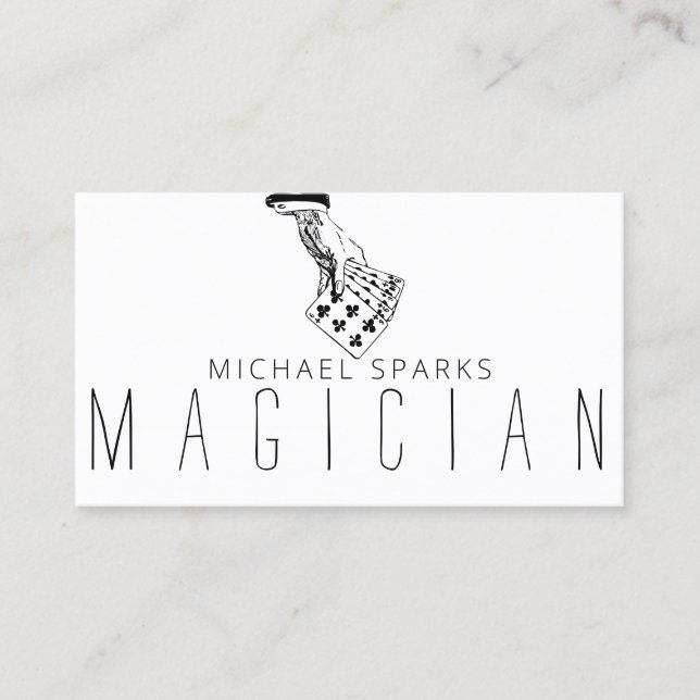Magicien moderne de carte Poker divertissement (Devant)