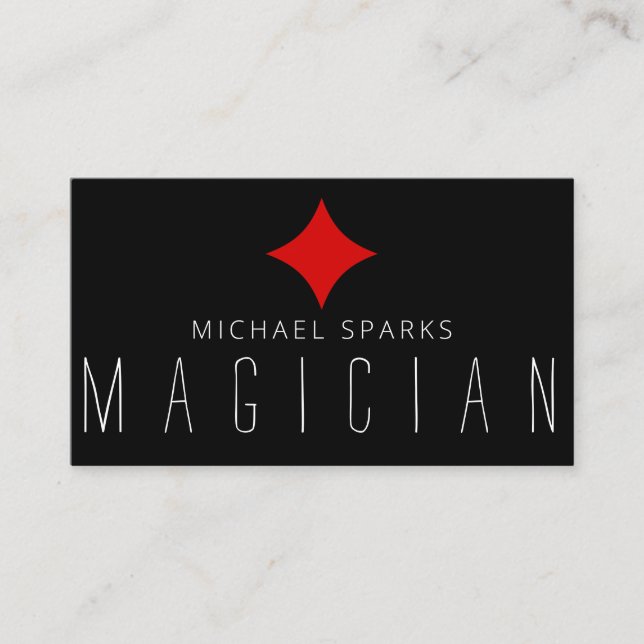 Magicien moderne de carte Poker divertissement (Devant)