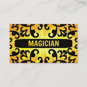 Magicien Sunshine Damask Carte de visite