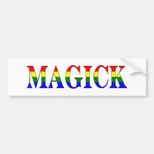 Magick Bumper Sticker