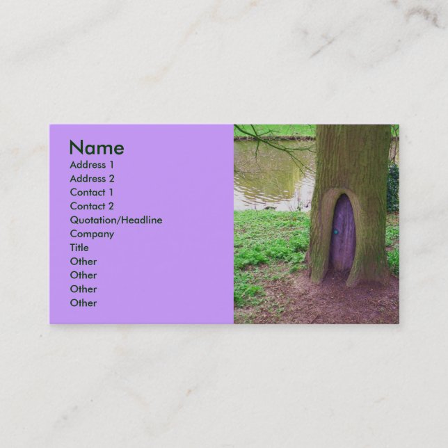 Magick Door business card (Front)