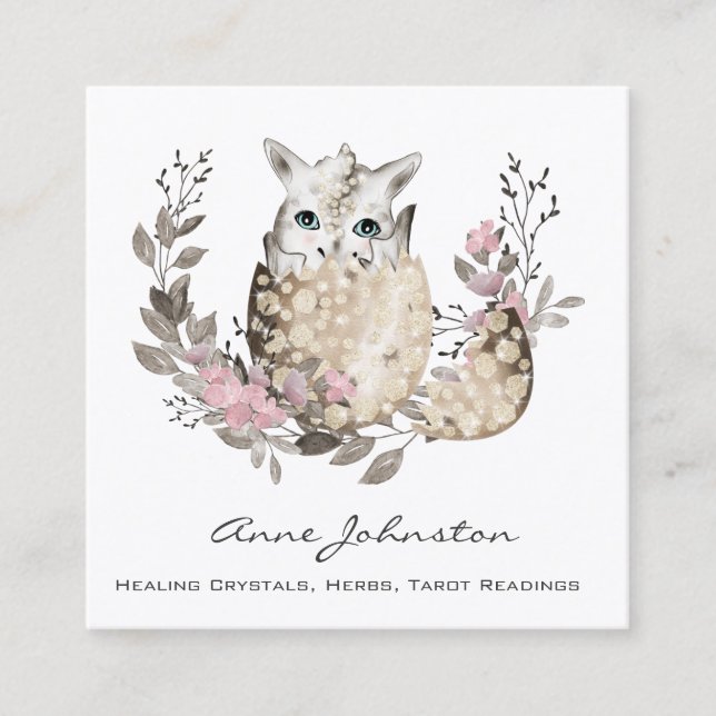 Magick Dragon Egg Business Card (Front)