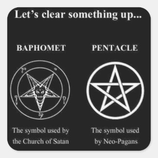 Magick - Let's Clear Something Up Square Sticker