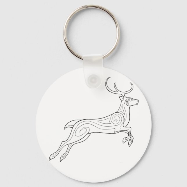 Magick - Stag Keychain (Front)