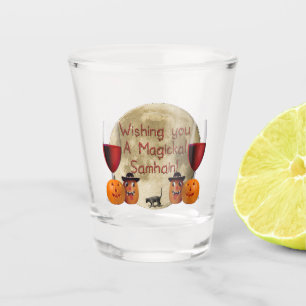 Magickal Samhain Shot Glass
