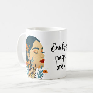 Magie Brûler Floral Femme Mug