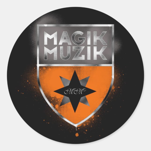 Magik Muzik Sticker (Front)