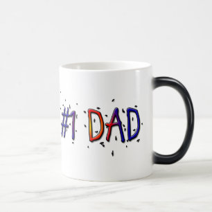 Magique #1 Papa Fête des pères Morpher café Mug