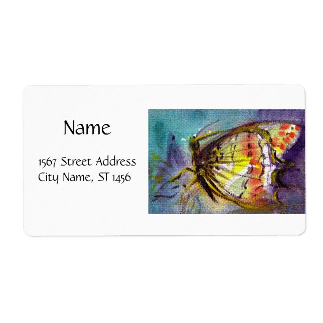 MAGIQUE BOUTTERFER EN BLEUS Blanc (Devant)