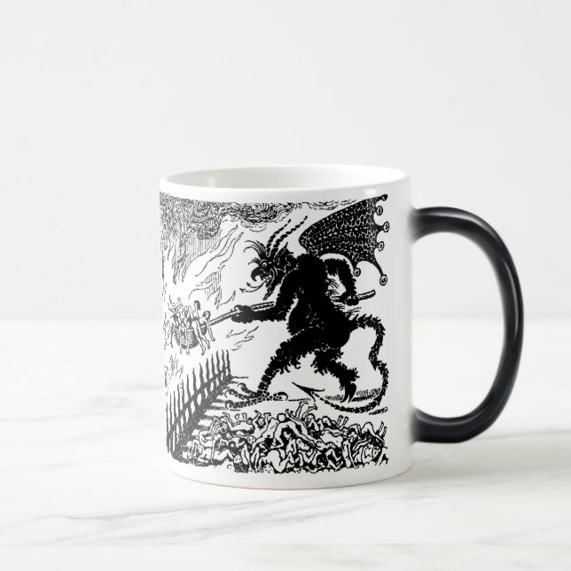 Magique Devil Griller les pécheurs Mug (Droite)