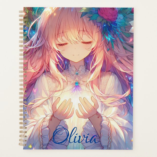 Magique Ethereal Anime Girl Personnalisé (Devant)