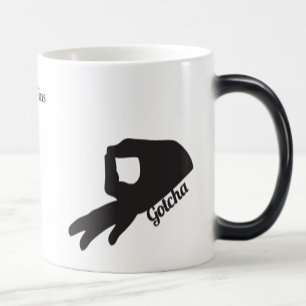 Magique Gotcha Game Morph Mug Nom Personnalisé Option