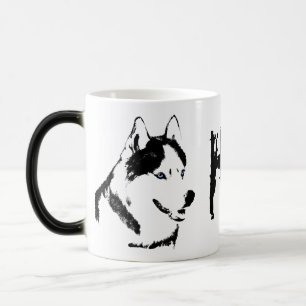 Magique Husky Mug Coffee Cool Sibérien Husky Cup