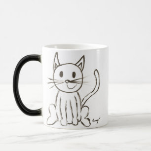 Magique Mug Kitty Peint