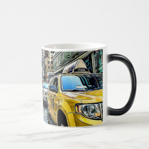 Magique New York City Manhattan Taxi taxi café Mug