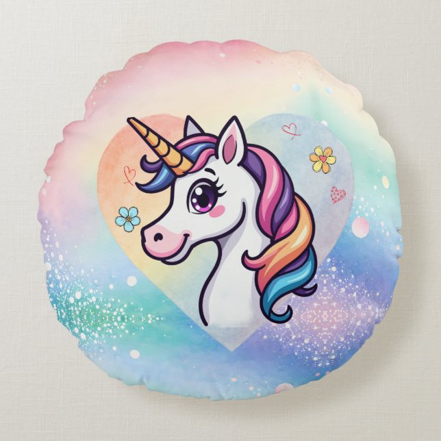 Magique Unicorn Nursery Coussin (Devant)
