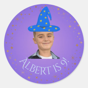 Magische Tovernaar Foto Traktatie Sticker