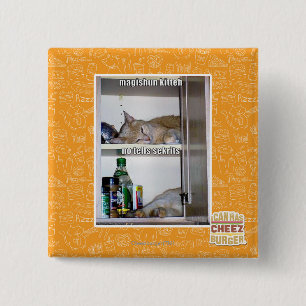 Magishun Kitteh 2 Inch Square Button