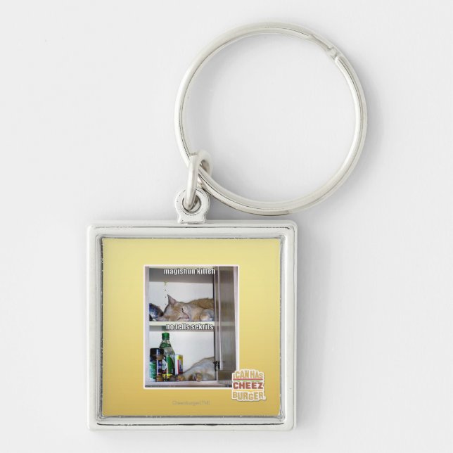 Magishun Kitteh Keychain (Front)