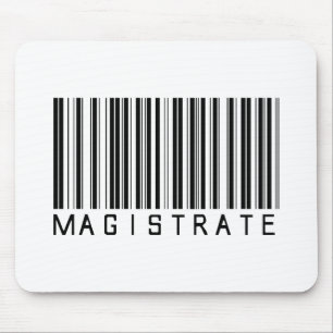 Magistrate Bar Code Mouse Pad