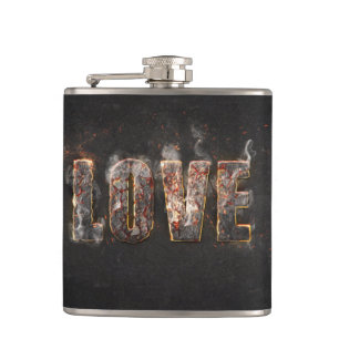 Magma Effect Hip Flask