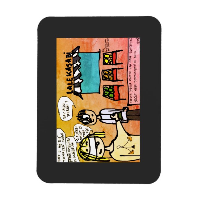 Magneet Vrouwe Justitia doesn't do messages Magnet (Vertical)