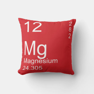 Magnesium Throw Pillow