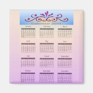 Magnet 2011 Calendrier