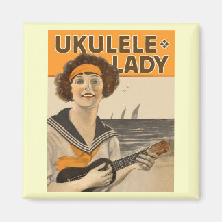 Magnet #2 de la dame Ukulele