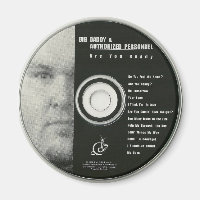 Magnet 5 - CD BD&AP "Are You Ready" (Devant)