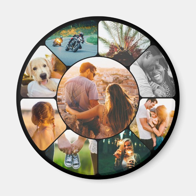 Magnet 9 Photo Rounded (Front)
