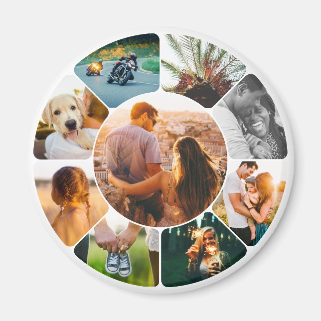 Magnet 9 Photo Rounded (Front)