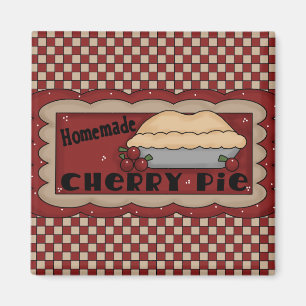 Magnet à tarte aux cerises fait maison
