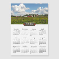 Magnet agricole Pittoresque 2025 Calendrier