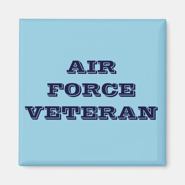 Magnet Air Force Veteran (Front)