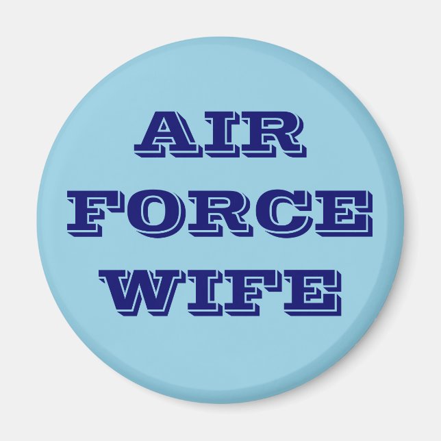 Magnet Air Force Wife (Front)