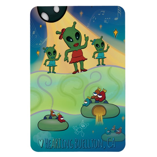 Magnet - Alien Concert  (Vertical)