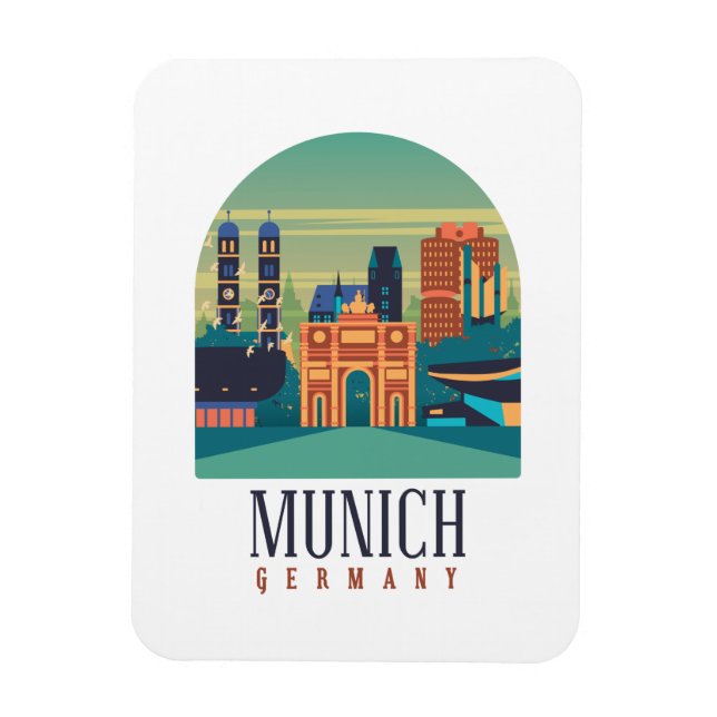 Magnet Allemagne Munich (Vertical)