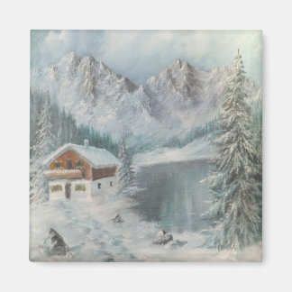 Magnet Ann Hayes Painting Bavarian Snow Dream