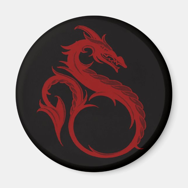 Magnet Apalala Dragon Rouge (Devant)