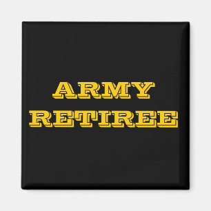 Magnet Army Retiree