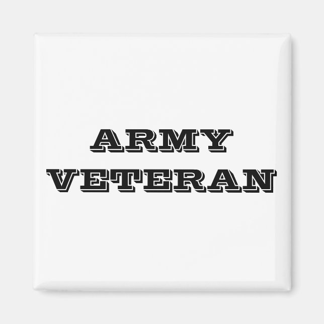 Magnet Army Veteran (Front)