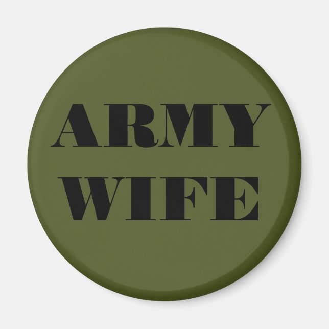 Magnet Army Wife (Front)