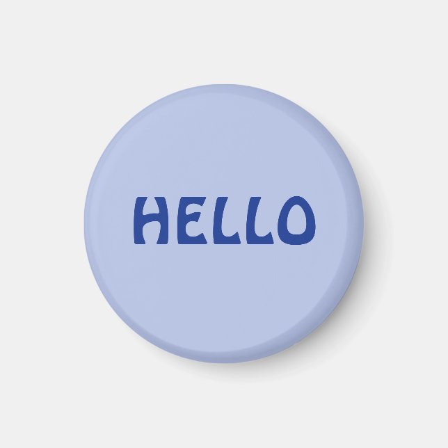 MAGNET AVEC HELLO (Devant)