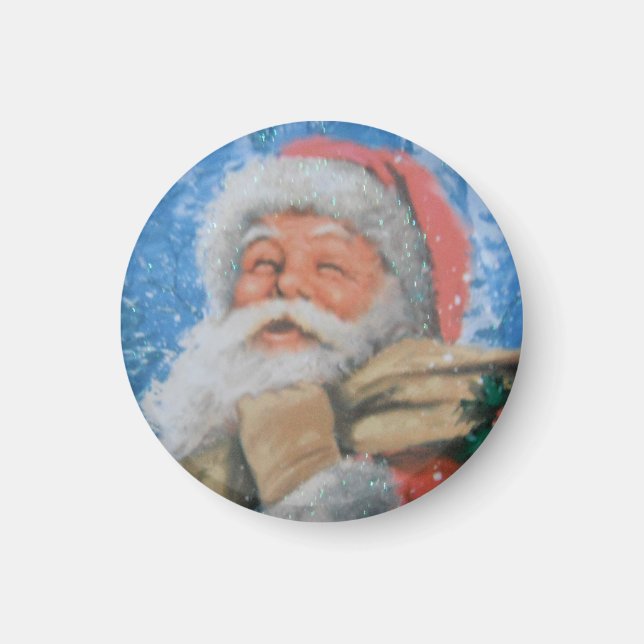Magnet avec Père Noël (Devant)