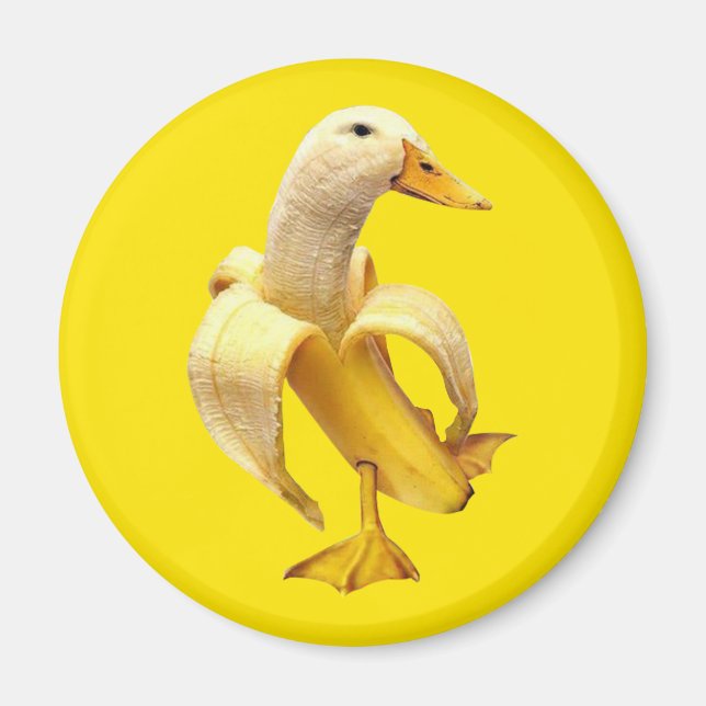 Magnet Banana Canard mème (Devant)