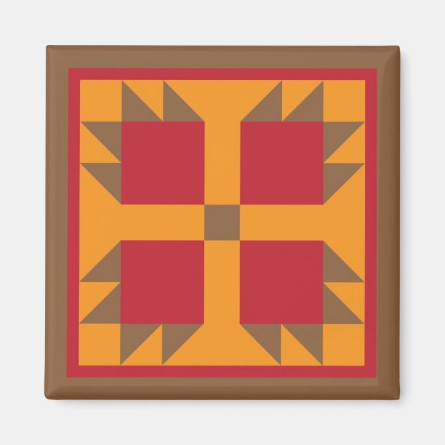 Magnet - Bear Paw (fall colours) (Front)